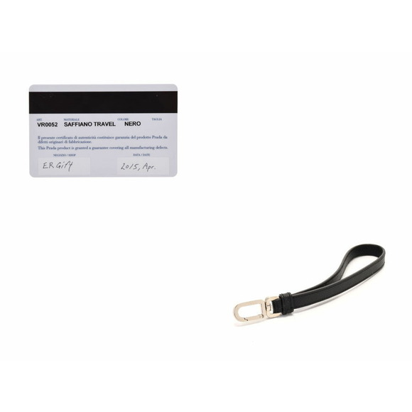 PRADA Saffiano Black Shoulder Bag - Picture 9 of 11